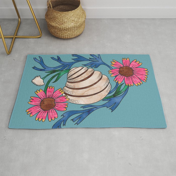 Pawleys Island Shell Rug By Musingtreedesigns Society6