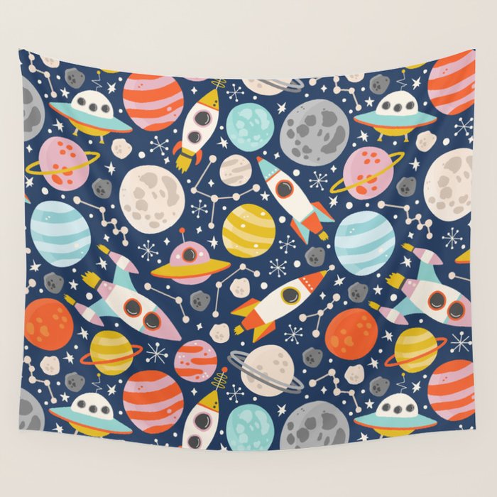 Space Wall Tapestry by allisonromerodesign Society6