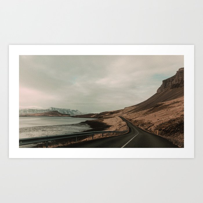 Iceland Road Landscape Art Print By Floresimagespdx Society6