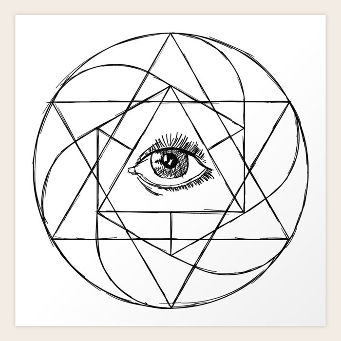 Featured image of post All Seeing Eye Line Drawing