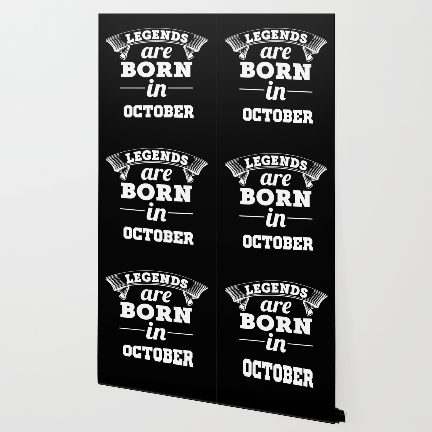 Birthday In October Legends Are Born In October Wallpaper By Edleon Society6