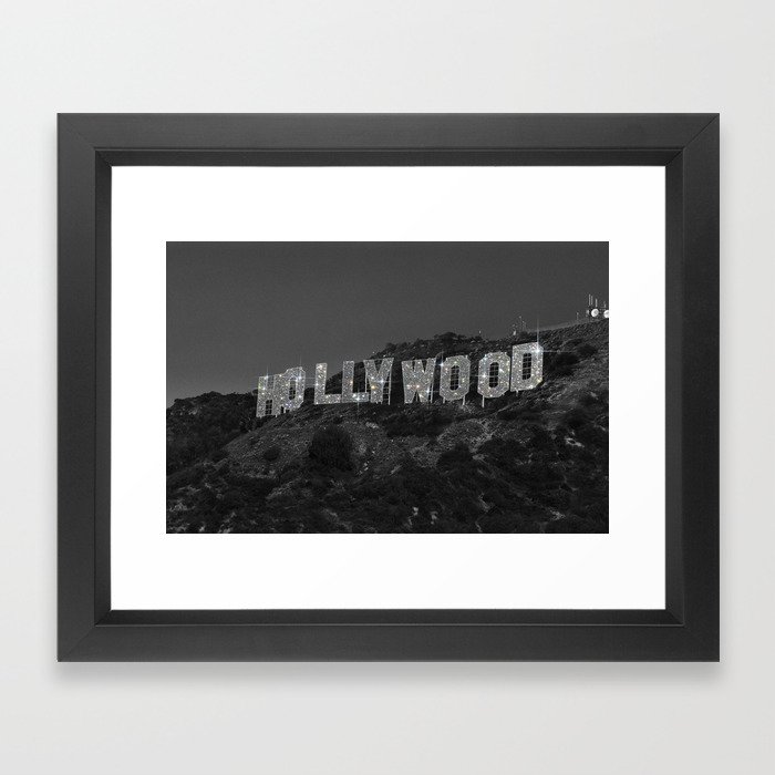 Hollywood Framed Art Print by yanapotterart Society6