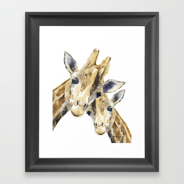 What are you doing? Framed Art Print by Melly Terpening | Society6