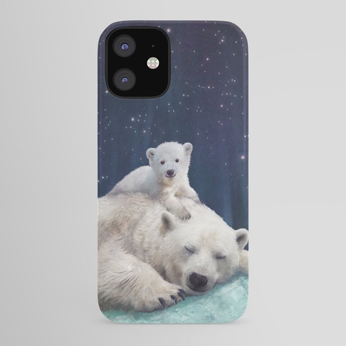 Polar Bears iPhone Case by Laura Graves | Society6