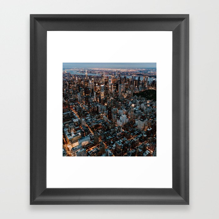 New York City Framed Art Print by MaddieMJF Society6