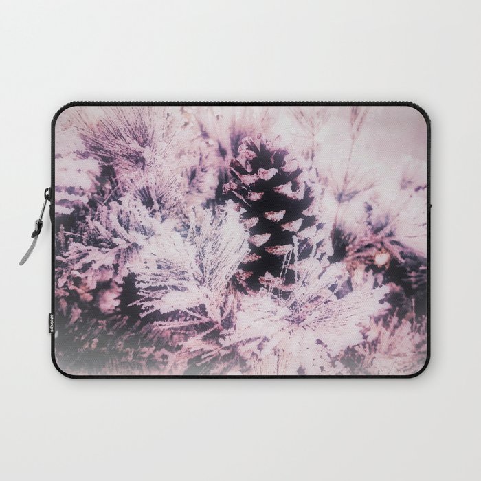 White Pine, Christmas Snowfall Laptop Sleeve by Alexandra Tarasoff ...