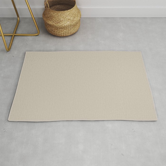 PPG Glidden Synchronicity Tan PPG10212 Solid Color Rug by simplysolids