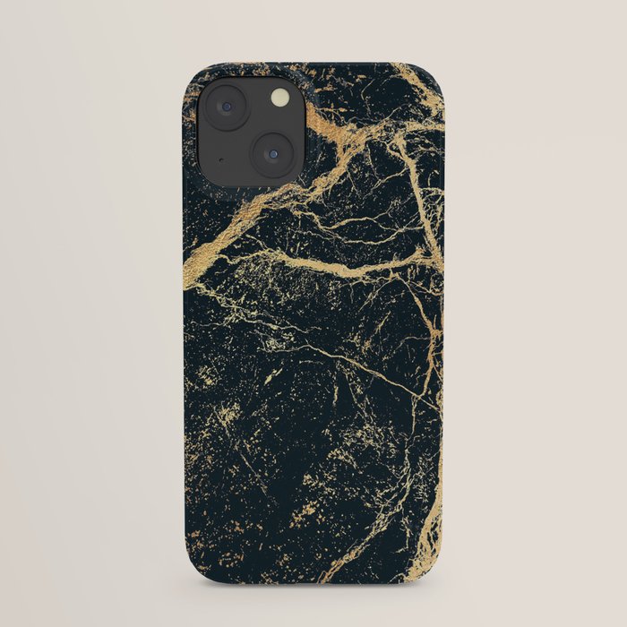 Black and Gold Marble iPhone Case by Jenna Davis Designs Society6