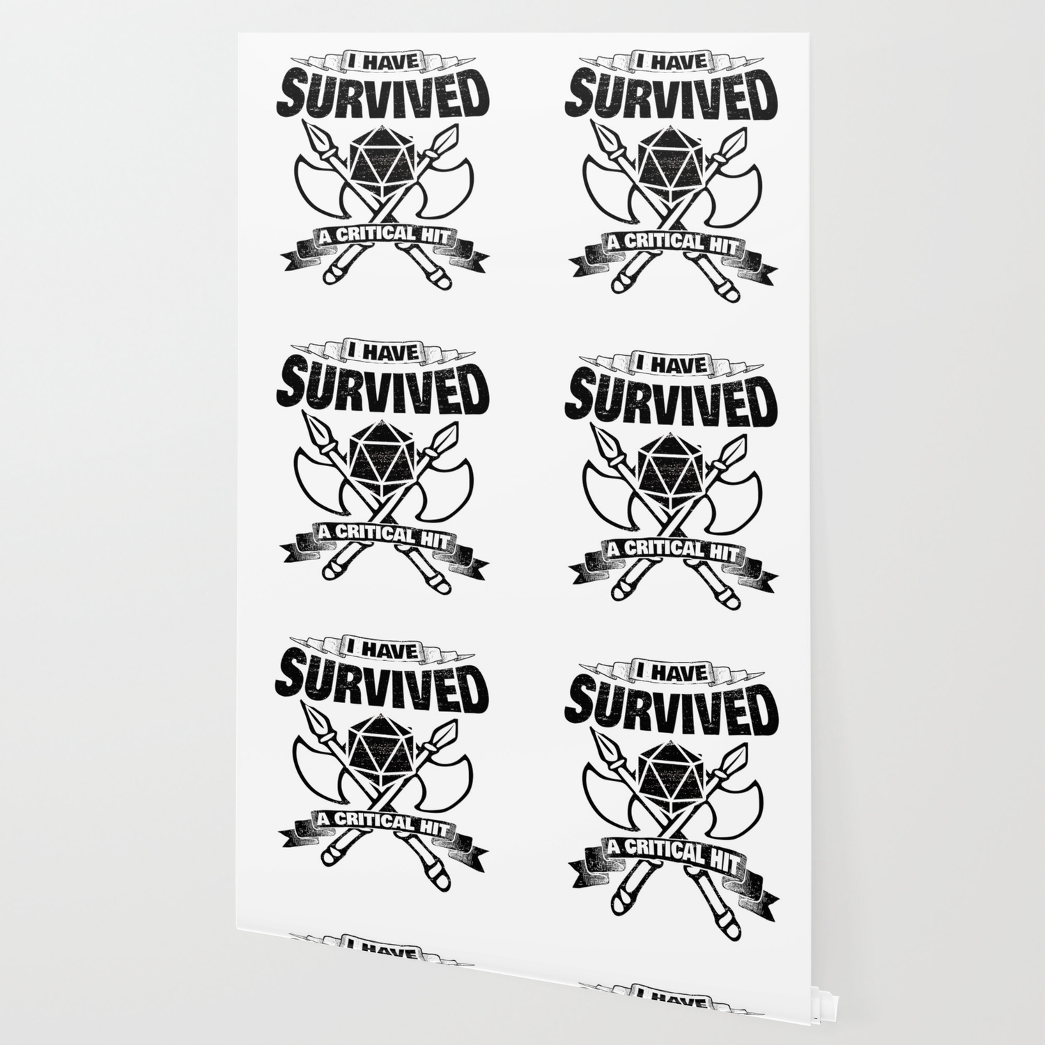 Rpg Gamer Dungeon Master Hits Axe Joke Gift Wallpaper By Mrniceguy83 Society6