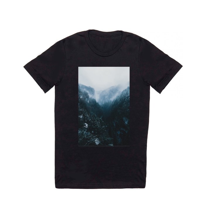 Foggy Forest Mountain Valley - Landscape Photography T Shirt by Michael ...