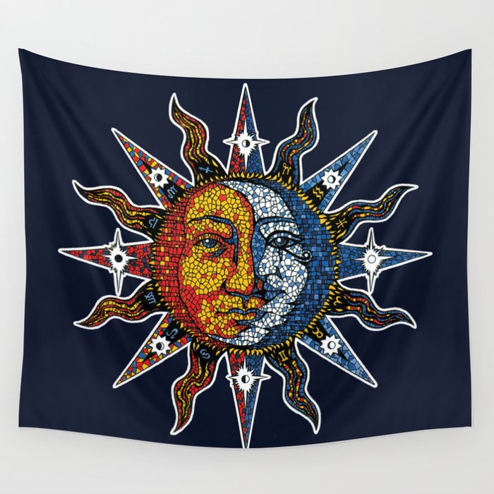 sun and moon tapestry
