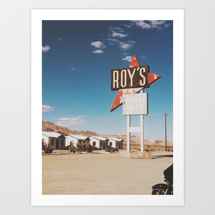 Roy's Motel Art Print by Emilia Oxelheim | Society6