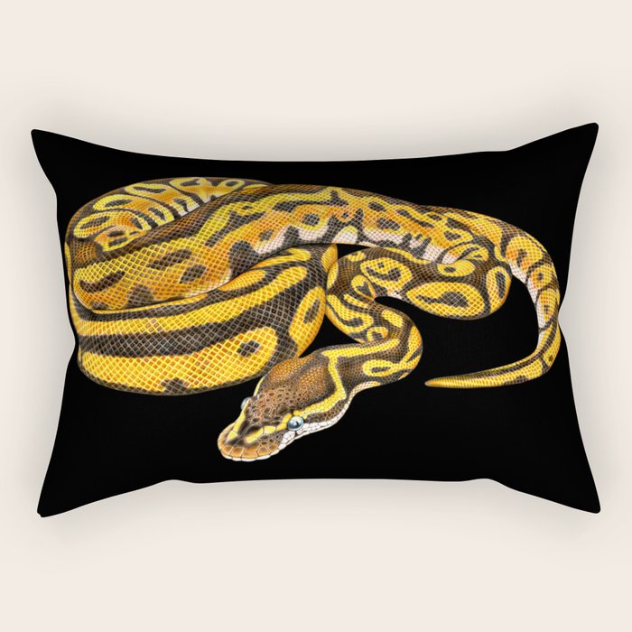 Ball Python Rectangular Pillow by timjeffsart Society6