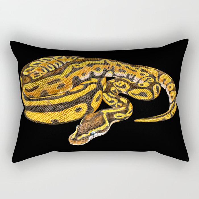 Ball Python Rectangular Pillow by timjeffsart | Society6