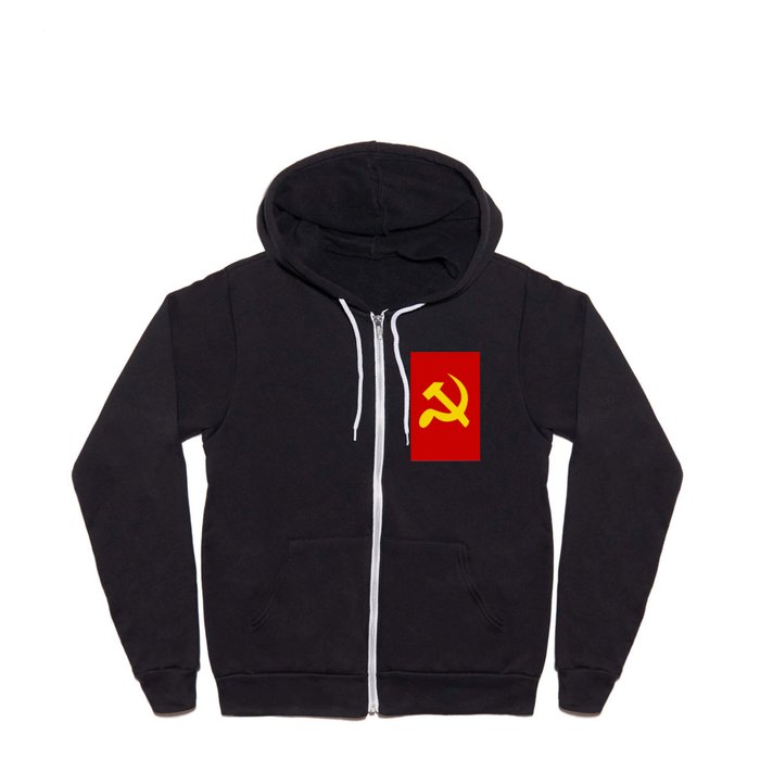 Majestætisk Hr Konserveringsmiddel Soviet Union Hammer and Sickle Communist flag. Full Zip Hoodie by Nicks  Emporium | Society6