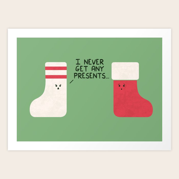 Socks To Be You Art Print by teozirinis Society6