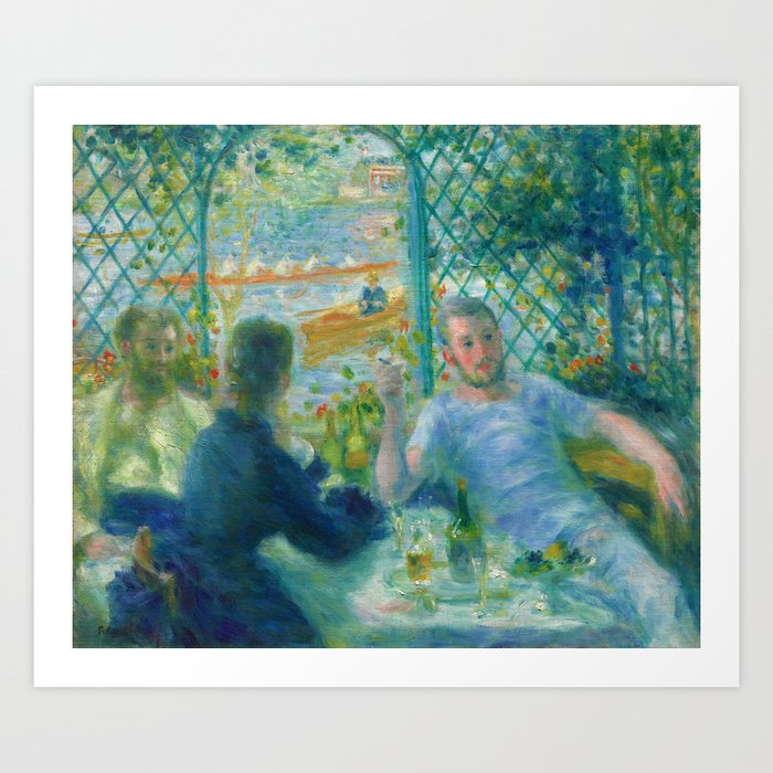 PierreAuguste Renoir "Lunch at the Restaurant Fournaise (The Rowers